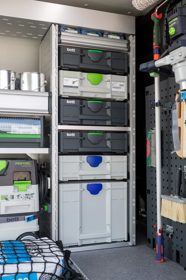 bott vario3 shelving and system cases