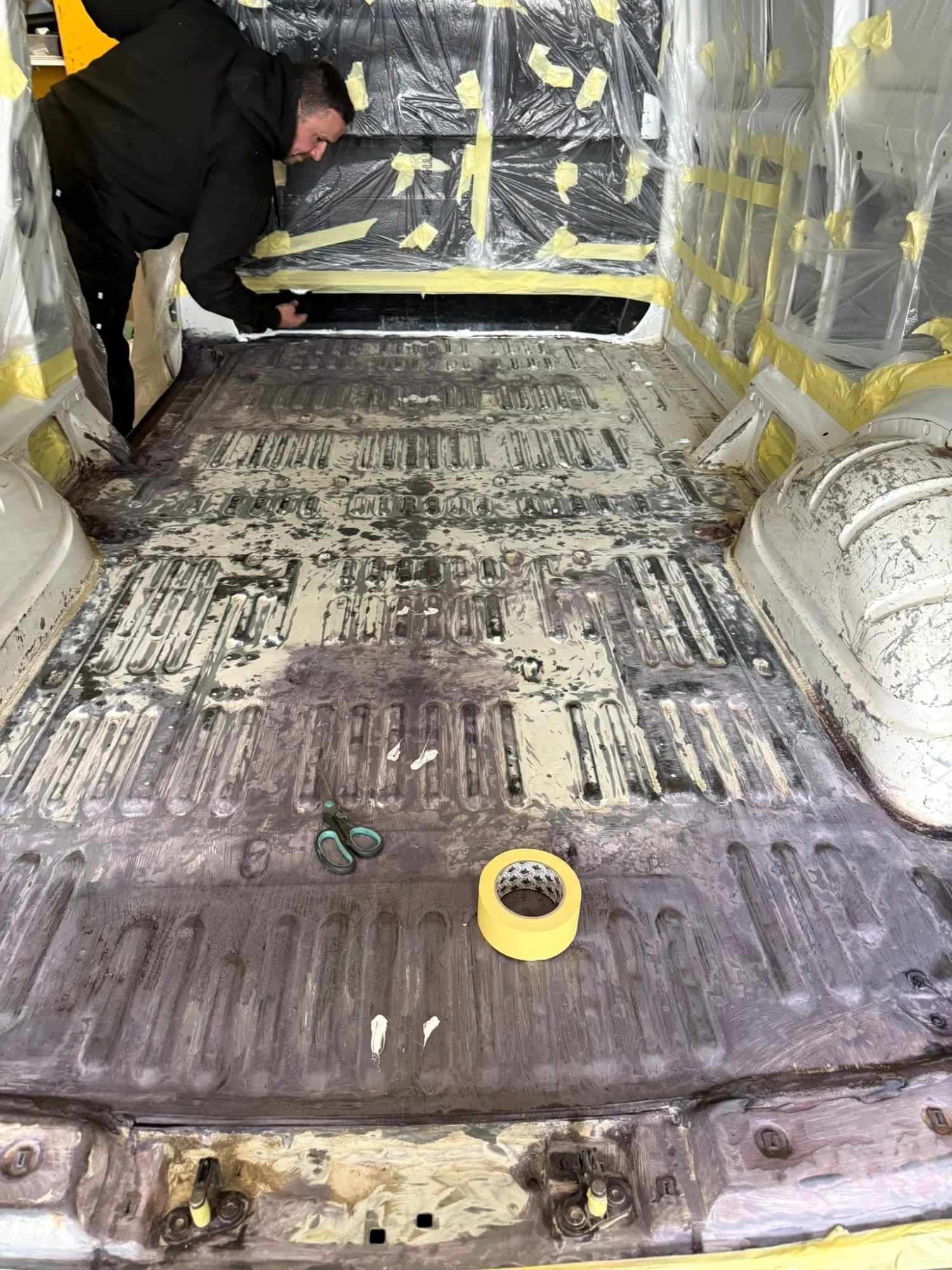 Little bit of transformation for this van